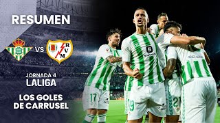 ¡Willian José hizo vibrar al Benito Villamarín  Resumen del Real Betis 10 Rayo Vallecano [upl. by Maples]