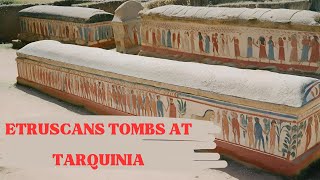 Etruscan Tombs at Tarquinia  The Etruscans  Roman Art and Archaeology [upl. by Elenore]