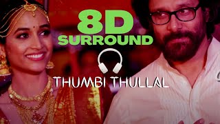 Cobra  Thumbi Thullal 8D Song  Chiyaan Vikram  AR Rahman  Ajay Gnanamuthu  7 Screen Studio 🎧 [upl. by Atiuqet537]