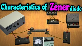 Characteristics of Zener diode experiment  zener diode  VI graph of zener diode  class 12 zener [upl. by Stark]