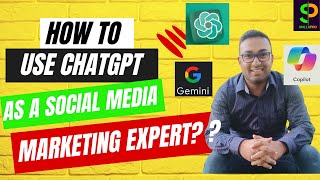 How To Use ChatGPT as a Social Media Marketing Expert chatgptpromptengineering promptengineering [upl. by Hobie]