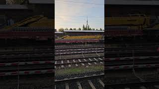 Gleisbauarbeiten im Bahnhof Helmstedt [upl. by Amikan]