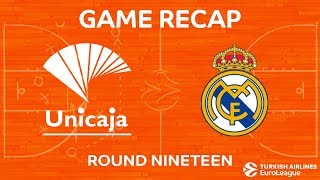 Highlights Unicaja Malaga  Real Madrid [upl. by Stoat237]