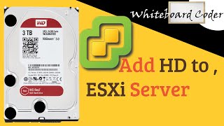 Add Hard drive to ESXi server [upl. by Godiva]