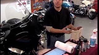 Harley Davidson Maintenance Tips Touring Motorcycles  Bug Removal [upl. by Aceissej800]