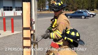 Forcible Entry Training Outward Swinging Door [upl. by Marijo]