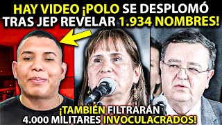 HAY VIDEO ¡Polo se DESPLOMÓ tras JEP revelar 1934 nombres de F Positivos Filtrarán 4mil militares [upl. by Nelyk]