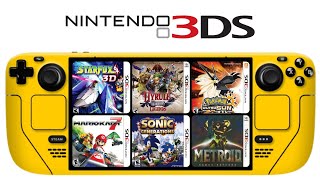 10 3DS Games Tested on Citra  3DS Emulation Steam Deck  SteamOS [upl. by Dayiz]