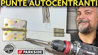 Punte per cenriere Punte di trapano autocentranti Come si usano Tutorial Fai da te Parkside lidl [upl. by Rosene]