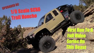 16 Scale SCX6 Trail Honcho First Run [upl. by Geoff]