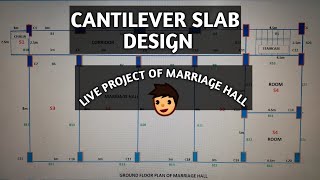 1 IN EXCEL l CANTILEVER SLAB DESIGN l LIVE PROJECT l THROUGH EXCEL [upl. by Pasia632]