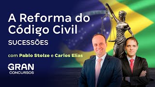 A Reforma do Código Civil Sucessões Parte 03 com Pablo Stolze e Carlos Elias [upl. by Aizatsana]