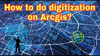 How to do digitization on Arcgis software arcgis gis arcgistutorial esri [upl. by Reffinnej304]