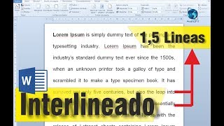 Cómo hacer Interlineado en Microsoft Word  aprende fácil y rápido [upl. by Nojed]