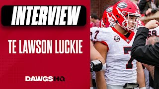 Lawson Luckie recalls recruiting visit during GeorgiaTennessee matchup in 2022 [upl. by Isiahi]