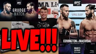 UFC 272 COVINGTON VS MASVIDAL LIVE STREAM PLAYBYPLAY [upl. by Noicnecsa595]