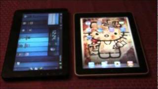 Viewsonic GTablet vs Apple iPad [upl. by Rimisac]