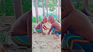 💗 দুই টা কালাচাঁন আমারbabytwins viralshort [upl. by Emelia]