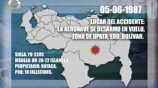 HISTORIA ACCIDENTES AEREOS VENEZUELA [upl. by Iba595]