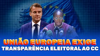 União Europeia Coloca O Conselho Constitucional Contra A Parede E Exige Transparência Eleitoral [upl. by Heddy]