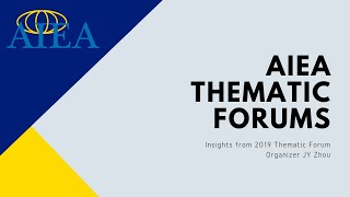 AIEA Thematic Forums [upl. by Yaakov]