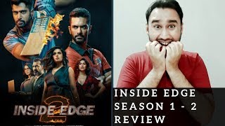 Inside Edge Season 1  2 Review  Faheem Taj [upl. by Ynamreg]