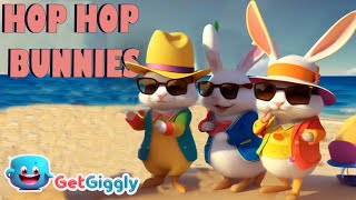 Hop Hop Bippity Bop Bunny song for kids GetGiggly Nursery Rhymes and Kids Songs [upl. by Ilise]