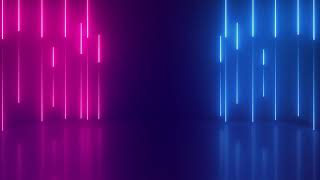 No Copyright Vertical Glowing Neon Lights Stage Loop Animated Background  Motion Made [upl. by Lauro41]