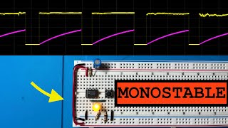 555 timer circuit  MONOSTABLE  Tutorial  4k HD [upl. by Julian191]