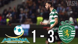 Astana vs Sporting 13  All Goals amp Highlights ● 15022018 HD [upl. by Dorothea]