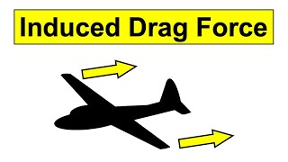 Induced Drag Force Explained [upl. by Anwahsed]