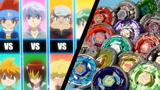 Beyblade Anime VS Real Life  BATTLE BLADERS Team Gingka VS Dark Nebula [upl. by Sierra]