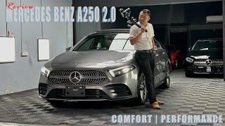 Review Mercedes A250 AMG Line 2020  Comfort And Performance [upl. by Tonnie]