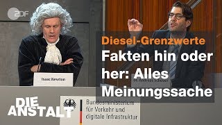 Newtons kleines 1x1 der Wissenschaft für Andreas Scheuer  Die Anstalt vom 12032019  ZDF [upl. by Tarton]