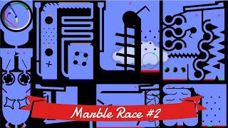 Marble Race 2 Elimination  12 colors  Bouncy Marble [upl. by Folger347]