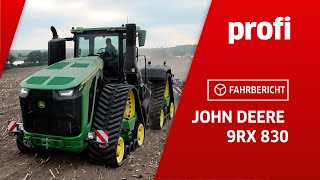 913 PS Maximalleistung 💪 John Deere 9RX 830  profi Fahrbericht [upl. by Camey]