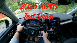 2025 Volvo XC40  POV Test Drive [upl. by Uamak]