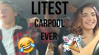 LIT CARPOOL  DRIVE AROUND W US PT 3  kai alexandra [upl. by Lraed]