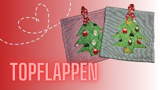 Topflappen ohne Schrägband nähen [upl. by Innos]