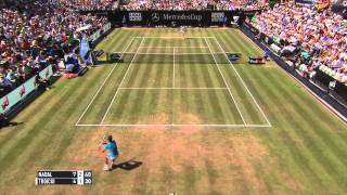 Rafael Nadal Wins 66th Title Over Viktor Troicki  Stuttgart 2015 [upl. by Elik]