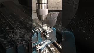 PRECISION DRILLING ON A MILLING MACHINE DRILLING MANIFOLD PARTS  MANUFACTURING WORKSHOP JOB [upl. by Larentia]