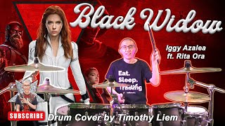 Iggy Azalea ft Rita Ora  Black Widow Drum Cover [upl. by Eimmat]