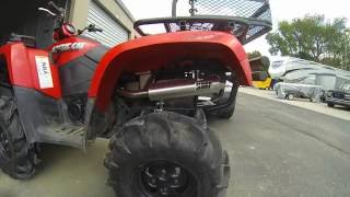 2007 Arctic cat 700 efi HMF exhaust very loud [upl. by Inohs]