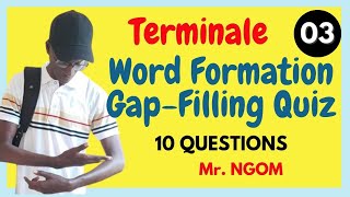 English word formation quiz Terminale [upl. by Ynney842]