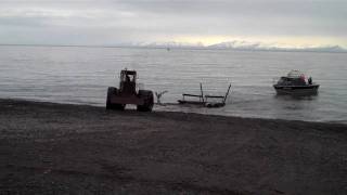 Launching your Boat in Ninilchik by Deep Creek in Alaska [upl. by Adnalohs]