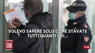 Coronavirus quotMa voi come statequot Donna chiama la Polizia  Storie italiane 16032020 [upl. by Penn]