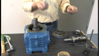 How To Change Bearings on Cone Drive Gearbox [upl. by Notirb]