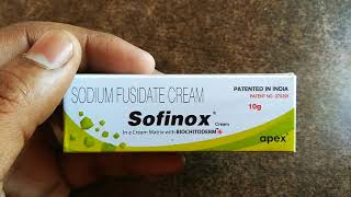 Sofinox Cream Uses Hindi  Sofinox cream  Sodium Fusidate Cream  Fusidate cream [upl. by Chenay]