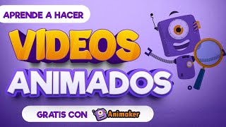 Cómo crear videos animados en línea con Animaker  Tutorial para crear videos animados GRATIS [upl. by Liliane519]