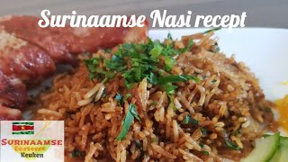 🇸🇷 Surinaamse Nasi recept  Surinam fried rice recipe [upl. by Stillman]